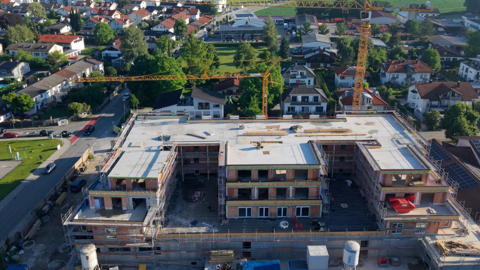 Living on Top Bad Aibling - Rohbau im Juni 2026, Gesamtansicht
